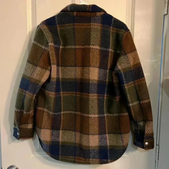 Blank NYC Flannel Shacket NWOT Womens Size Large Shacket - Picture 6 of 7